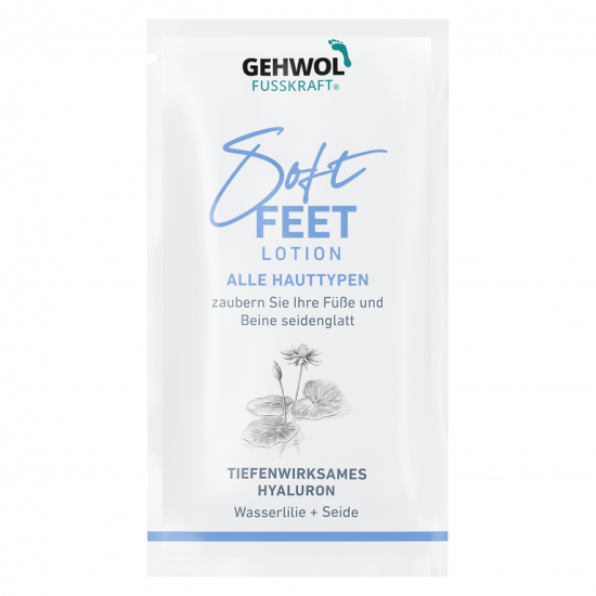 Soft Feet Lotion - hydratujúce mlieko na nohy, 8 ml