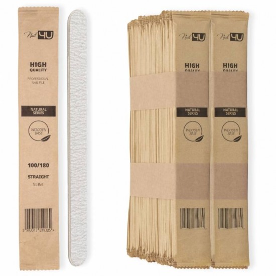 Pilník, NATURAL, rovný, 100/180 Pilník, NATURAL, rovný, 100/180
