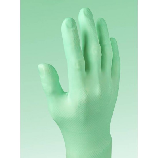 Latexové rukavice, zelené, mentolové, 100ks