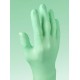 Latexové rukavice, zelené, mentolové, 100ks